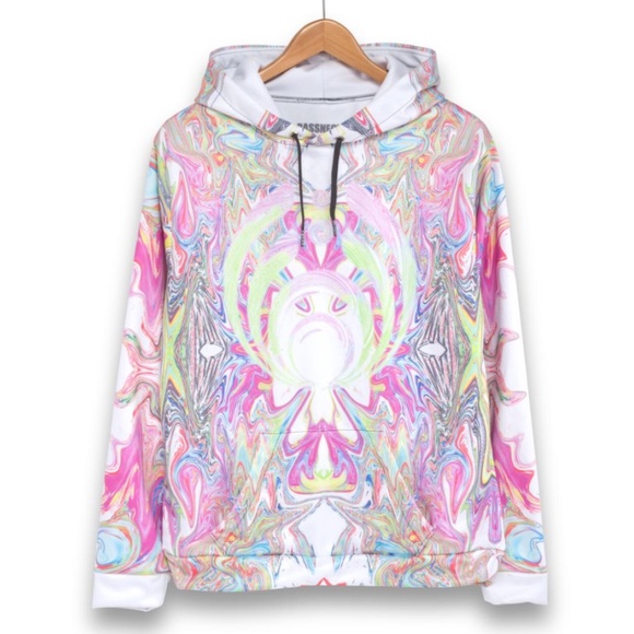 Sweaters - Bassnectar reflective hoodie - out of stock